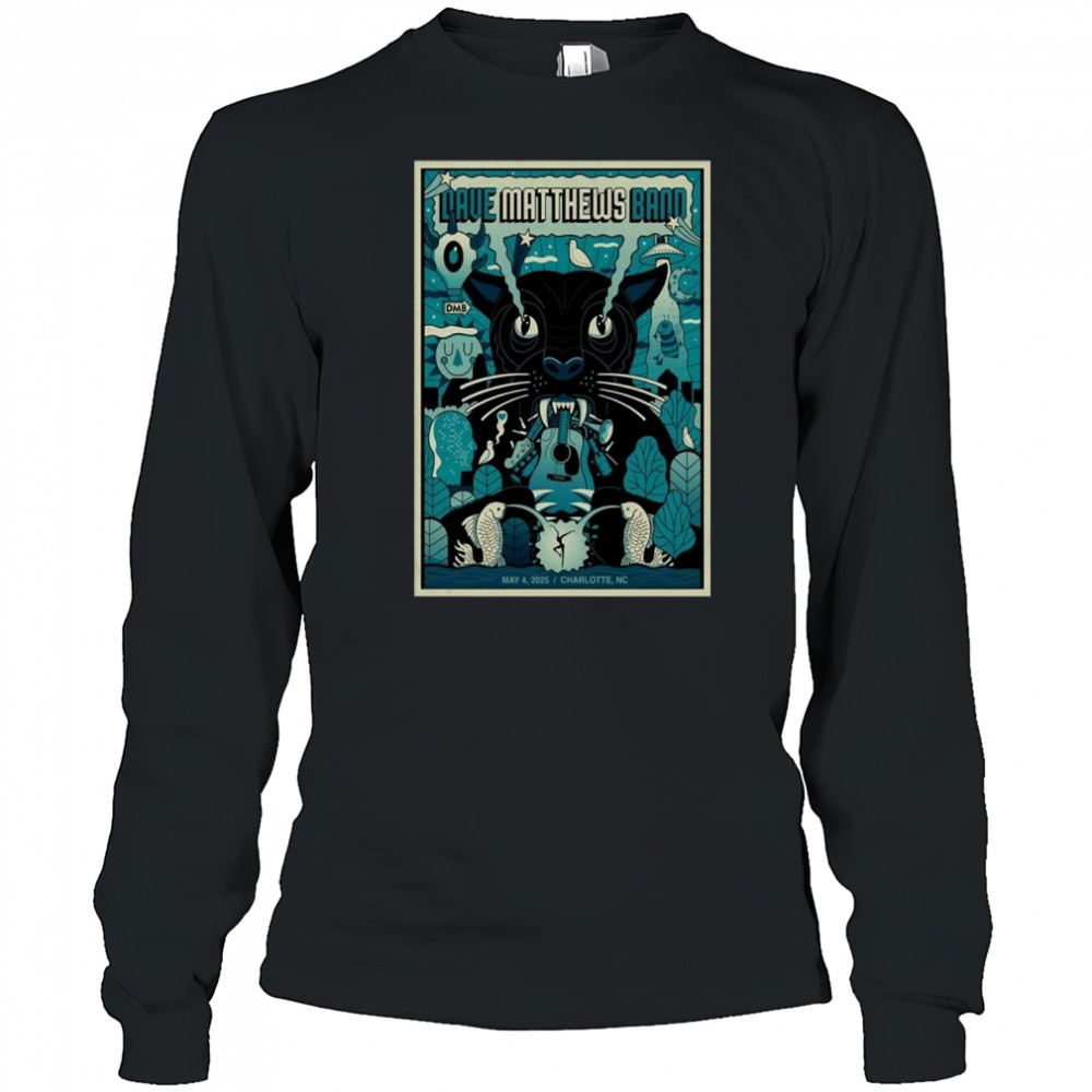 Dave Matthews Band May 4 2025 Charlotte NC Shirt Long Sleeved
