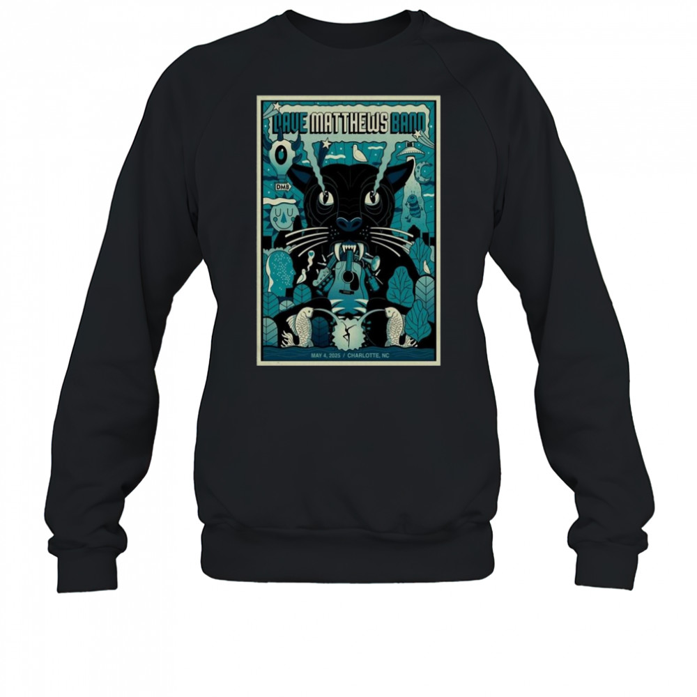 Dave Matthews Band May 4 2025 Charlotte NC Shirt Sweatshirt