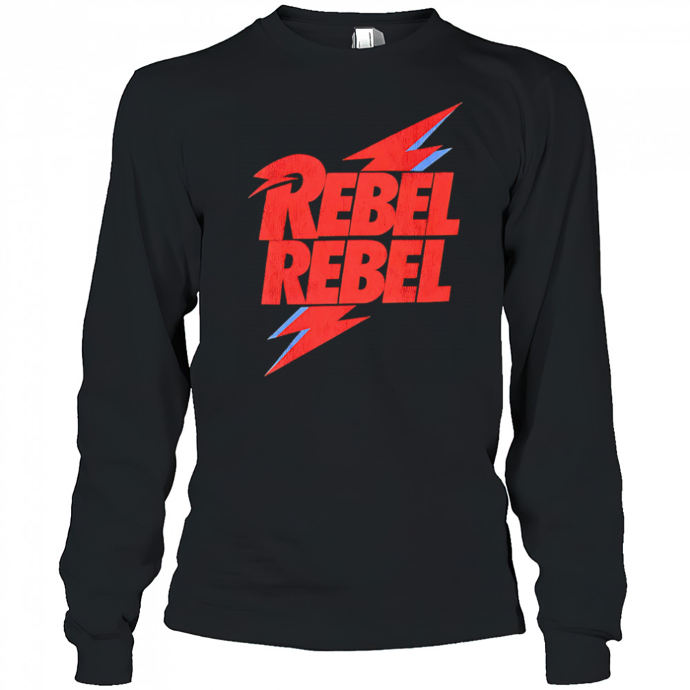 David Bowie Rebel Rebel shirt Long Sleeved