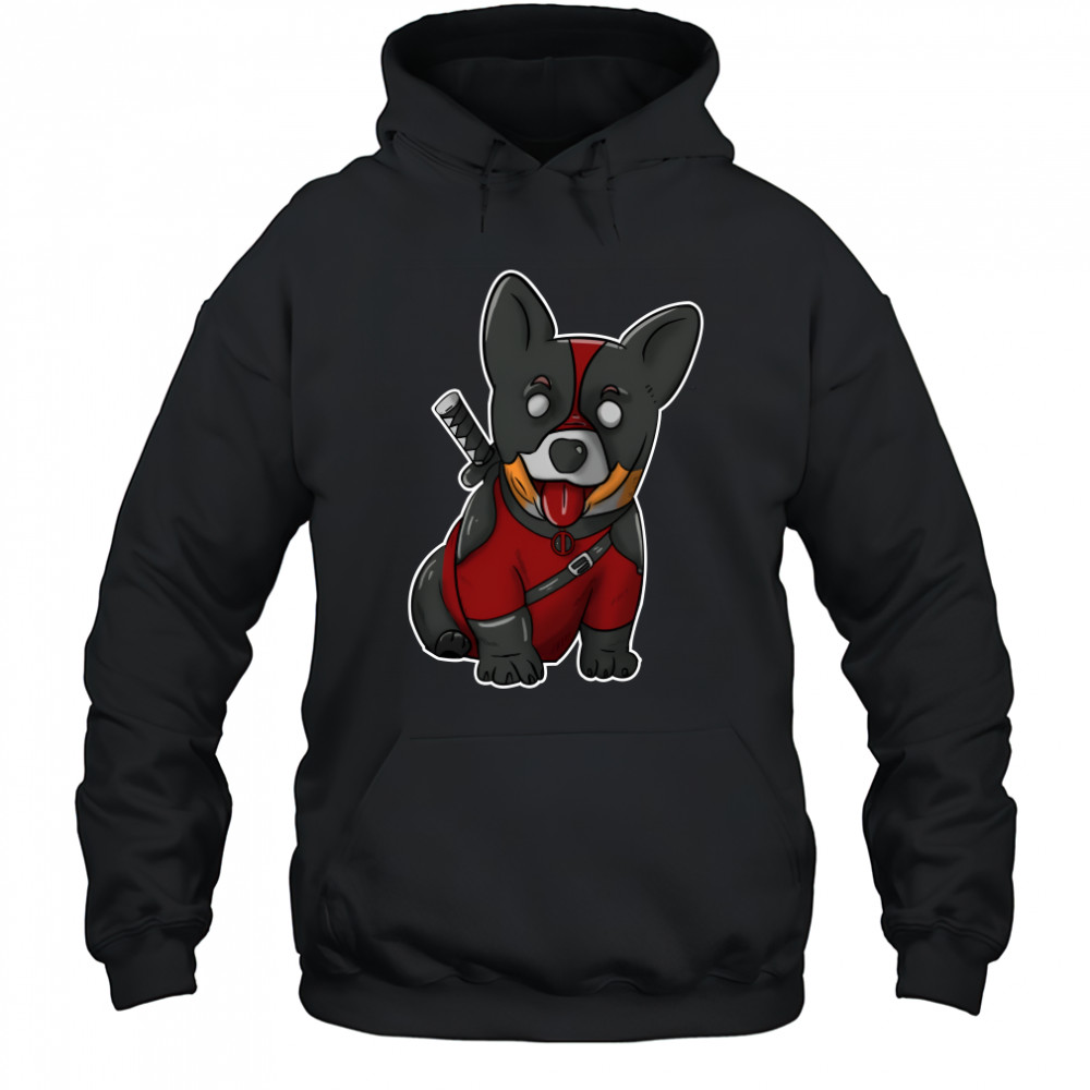 Deadpool Corgi Corgipool Hoodie