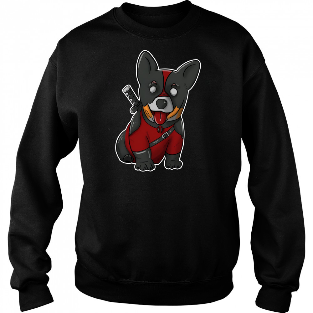 Deadpool Corgi Corgipool Hoodie