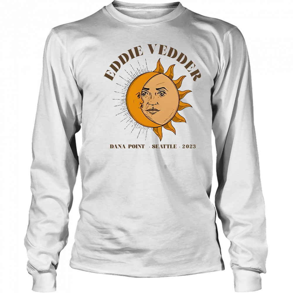 Eddie Vedder Dana Point Seattle 2023 Moon and Sun Long Sleeved