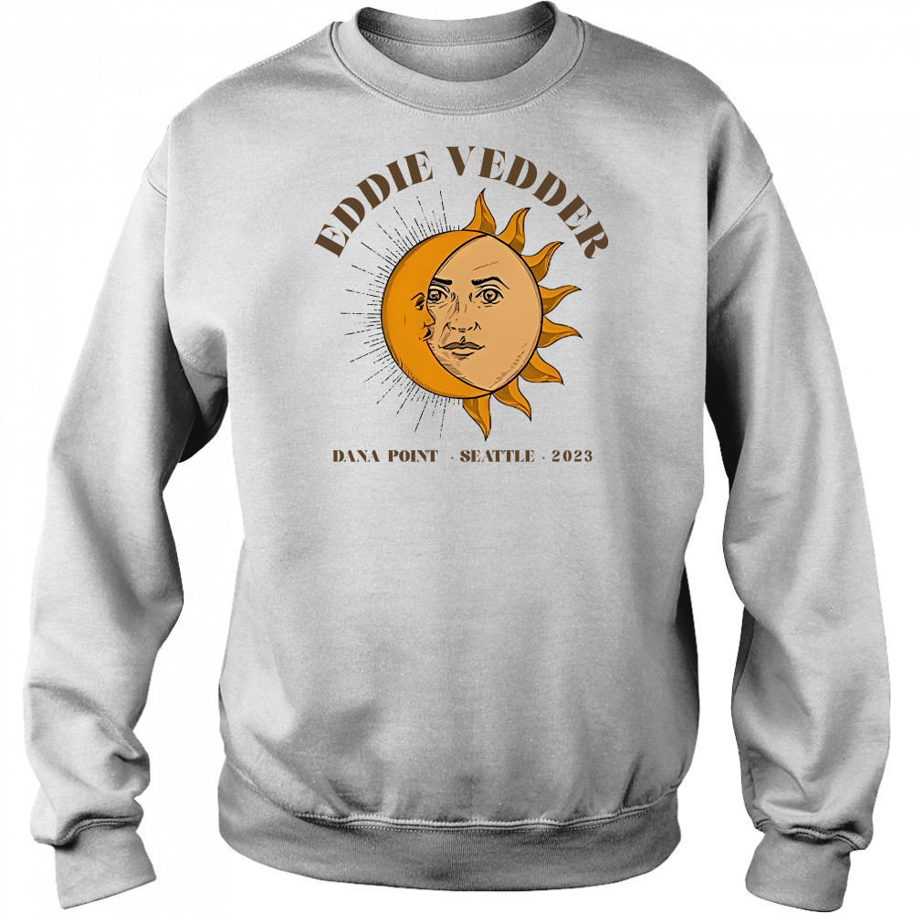 Eddie Vedder Dana Point Seattle 2023 Moon and Sun Hoodie