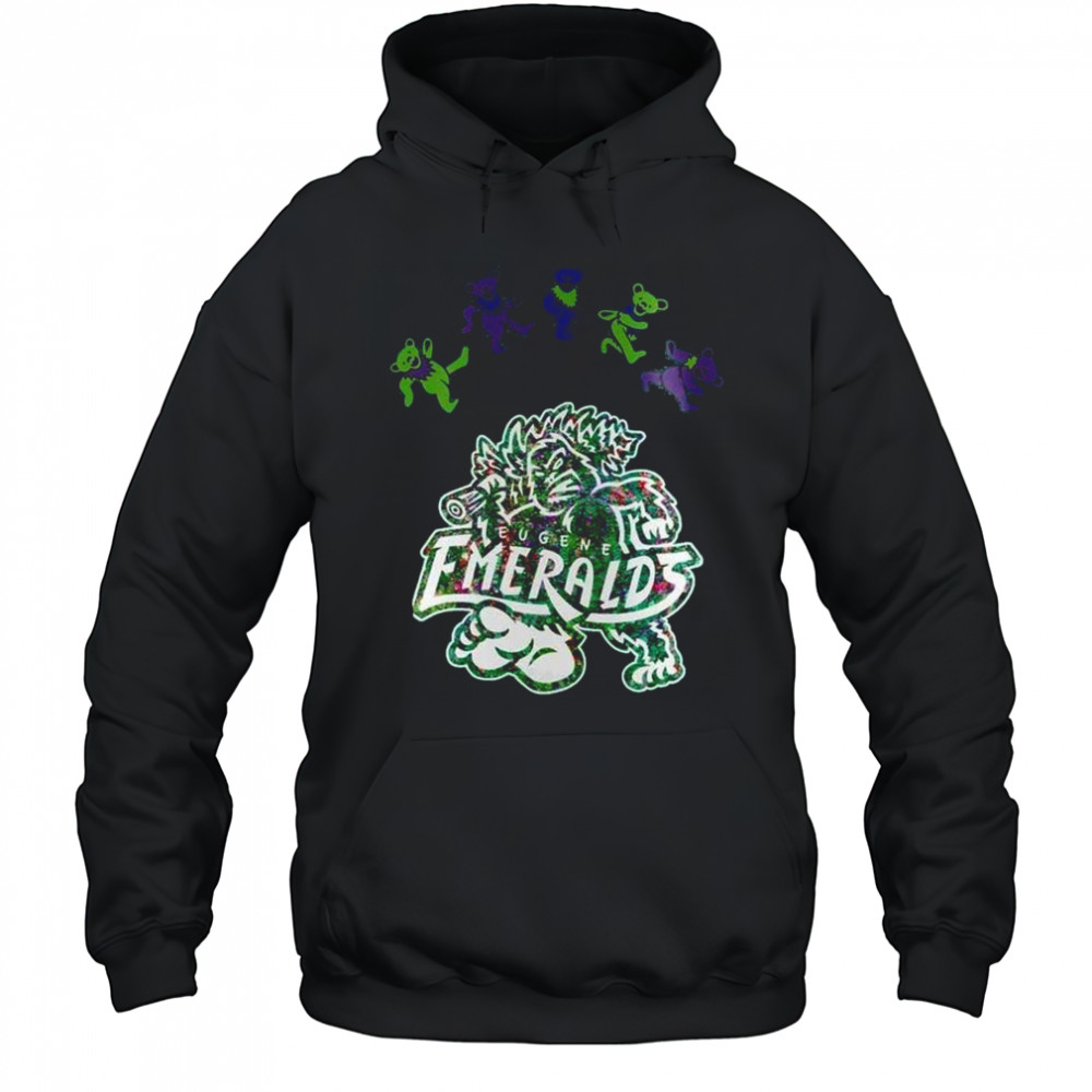 Eugene Emeralds Grateful Dead 60th Anniversary 2025 Baseball Shirt Hoodie