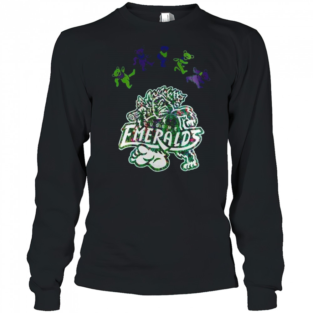 Eugene Emeralds Grateful Dead 60th Anniversary 2025 Baseball Shirt Long Sleeved