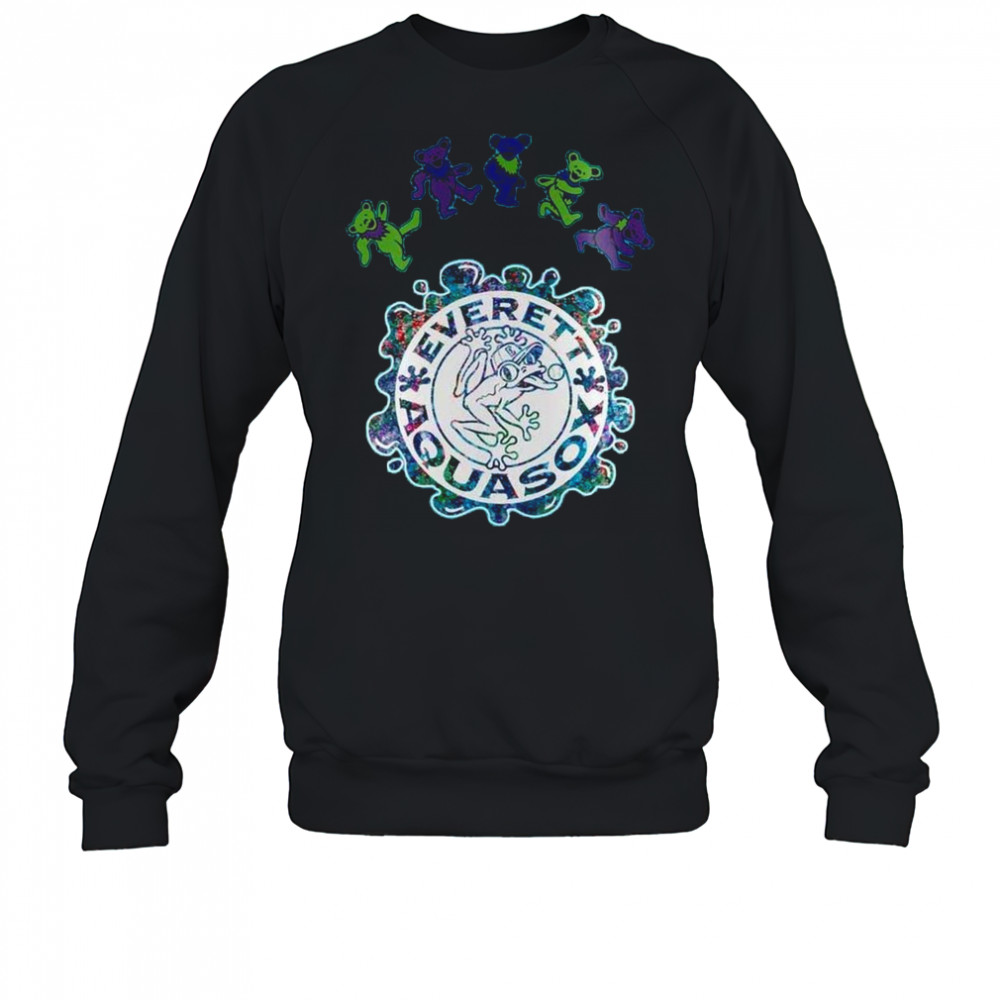 Everett AquaSox Grateful Dead 60th Anniversary 2025 Baseball Shirt Sweatshirt