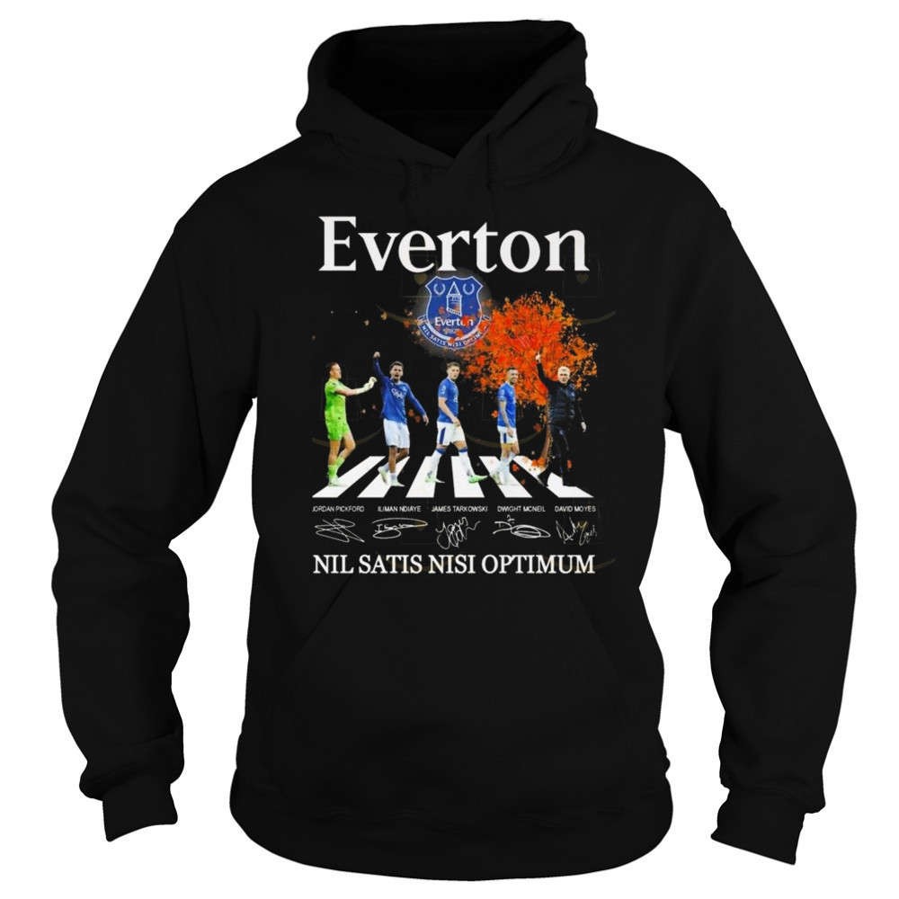 Everton Nil Satis Nisi Optimum Signatures Walking Shirt Sweatshirt