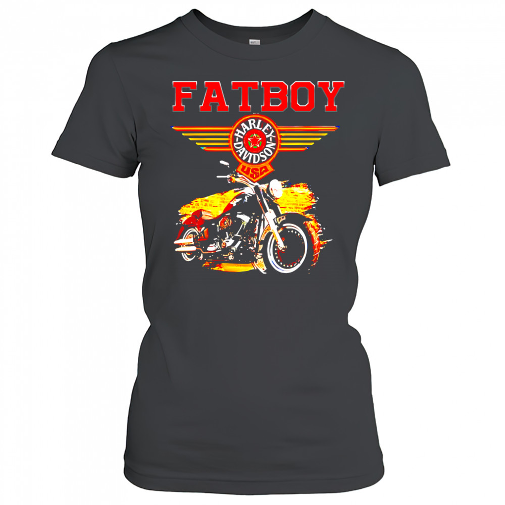 Fatboy Harley Davidson USA Women's T-shirt