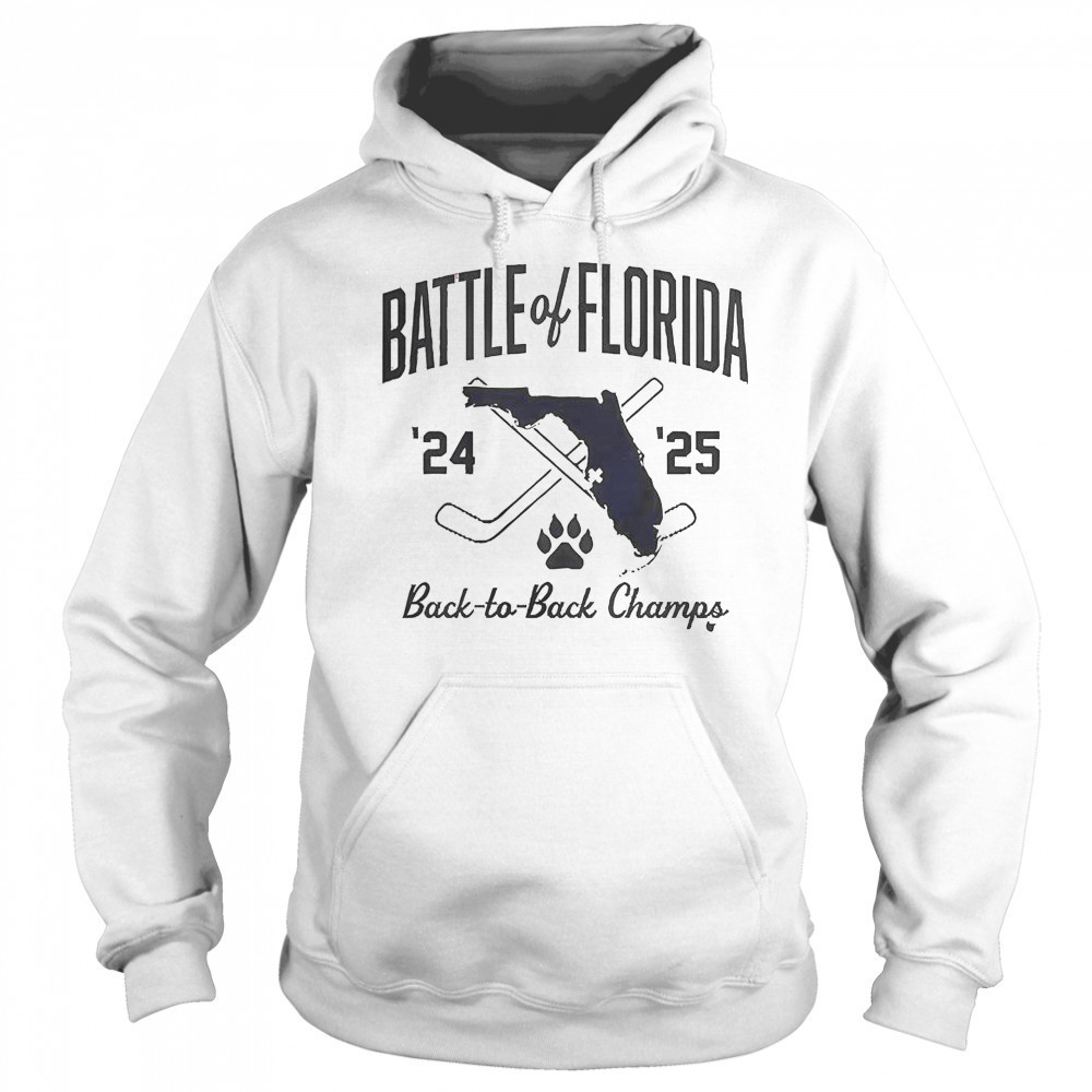 Florida Hockey Battle Of Florida Back To Back Champs T-Shirt Sweatshirt