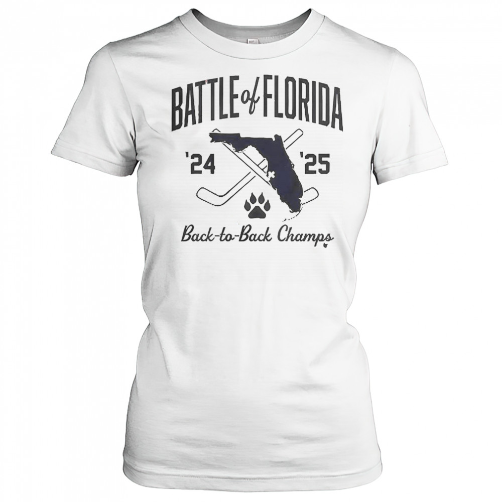 Florida Hockey Battle Of Florida Back To Back Champs T-Shirt Women's T-shirt
