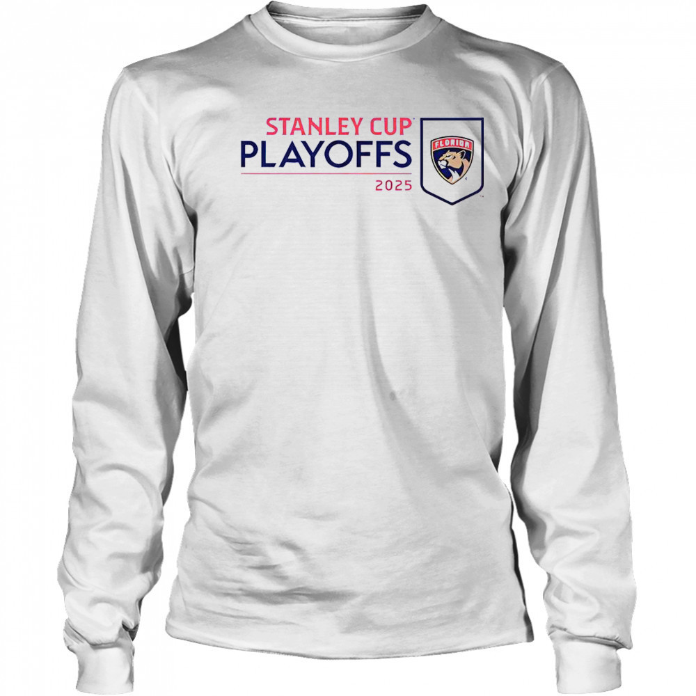 Florida Panthers 2025 NHL Stanley Cup Playoffs Champions T-Shirt Long Sleeved