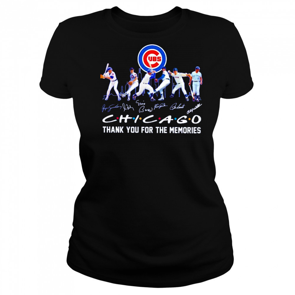 Friends Chicago Cubs legends thank you for the memories shirt Women's T-shirt