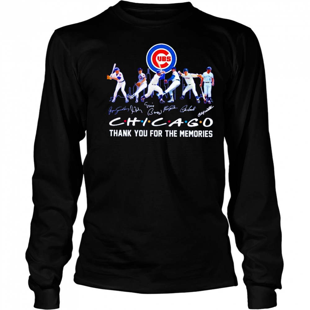 Friends Chicago Cubs legends thank you for the memories shirt Long Sleeved