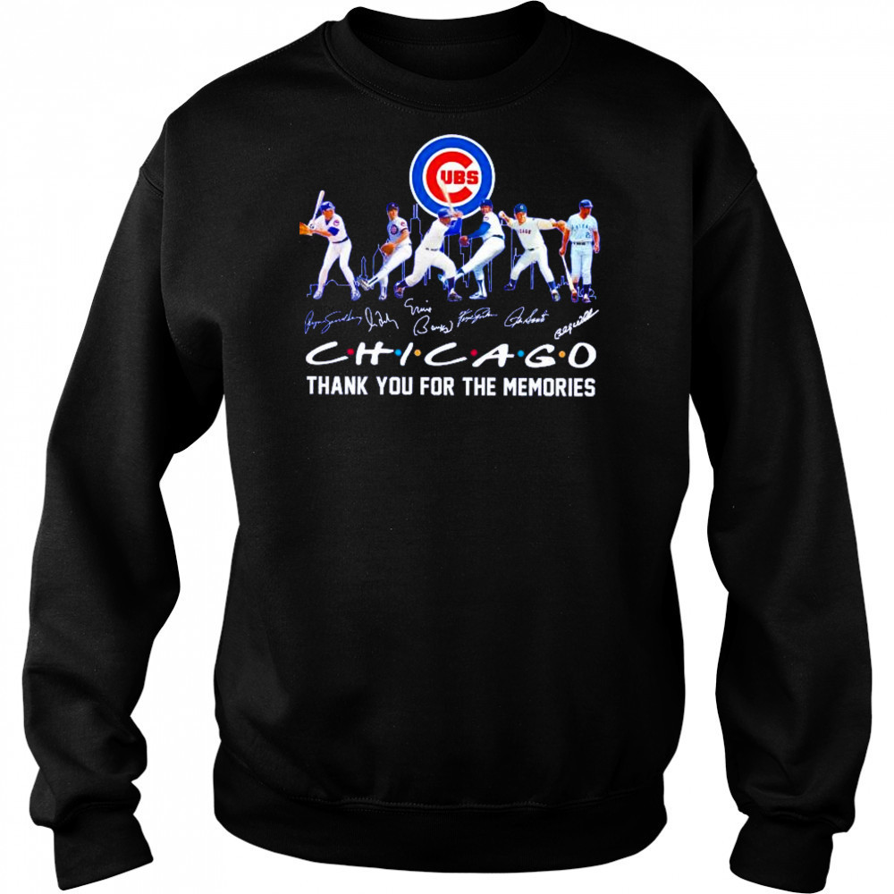 Friends Chicago Cubs legends thank you for the memories shirt Hoodie