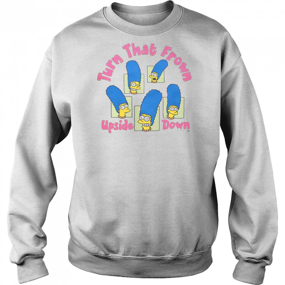 Funny The Simpsons Marge Turn That Frown Upside Down T-Shirt Hoodie