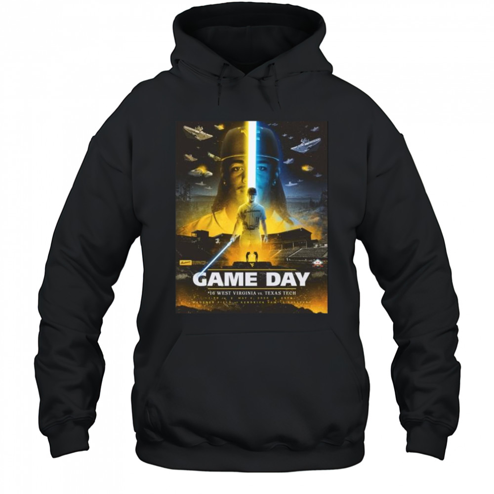 Game Day West Virginia Mountaineers vs Texas Tech Red Raiders May 4 2025 MLB at Kendrick Family Ballpark t-shirt Hoodie