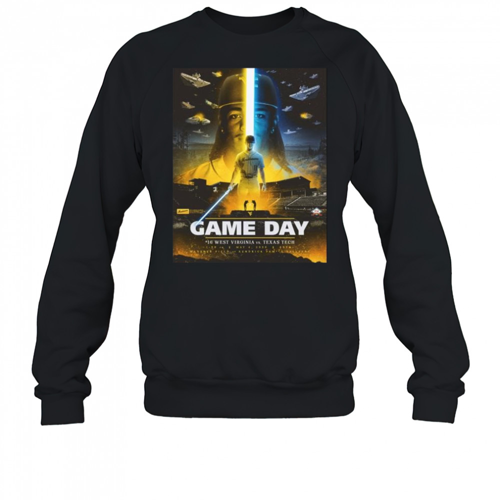 Game Day West Virginia Mountaineers vs Texas Tech Red Raiders May 4 2025 MLB at Kendrick Family Ballpark t-shirt Sweatshirt