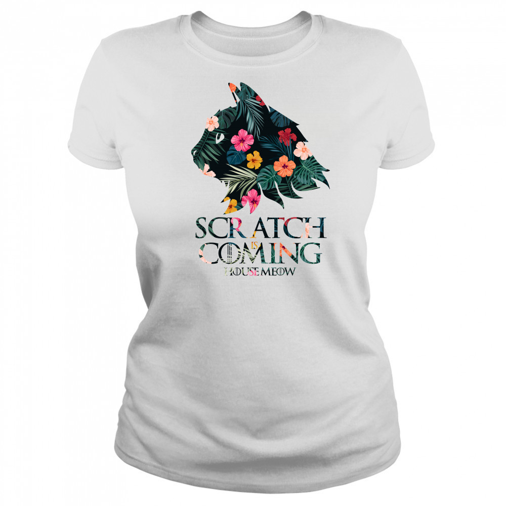 Game of Thrones scratch is coming house meow Cat Drago Women's T-shirt