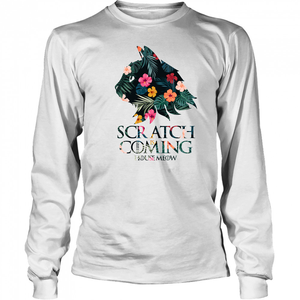 Game of Thrones scratch is coming house meow Cat Drago Long Sleeved
