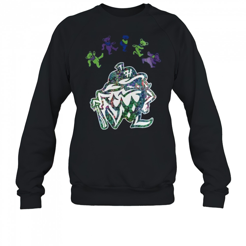 Hillsboro Hops Grateful Dead 60th Anniversary 2025 Baseball Shirt Sweatshirt