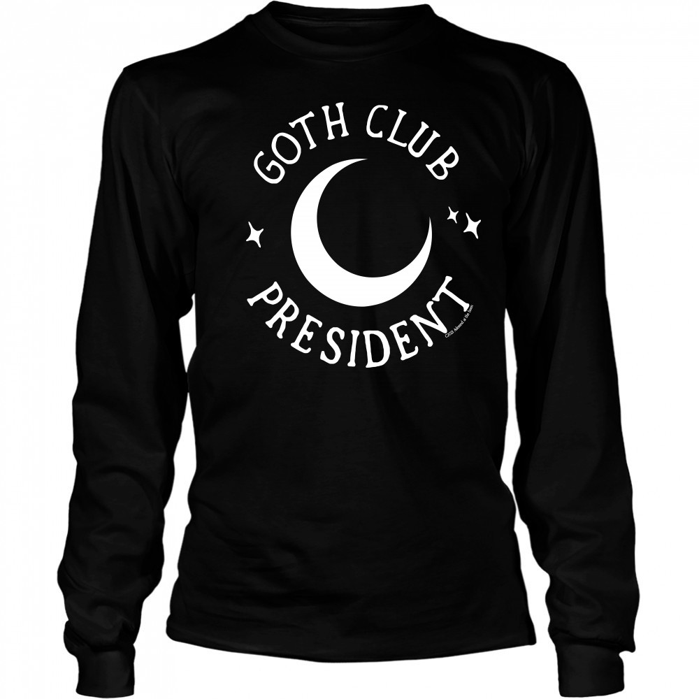 Hottopic Store Adorned By Chi Goth Club President Long Sleeved
