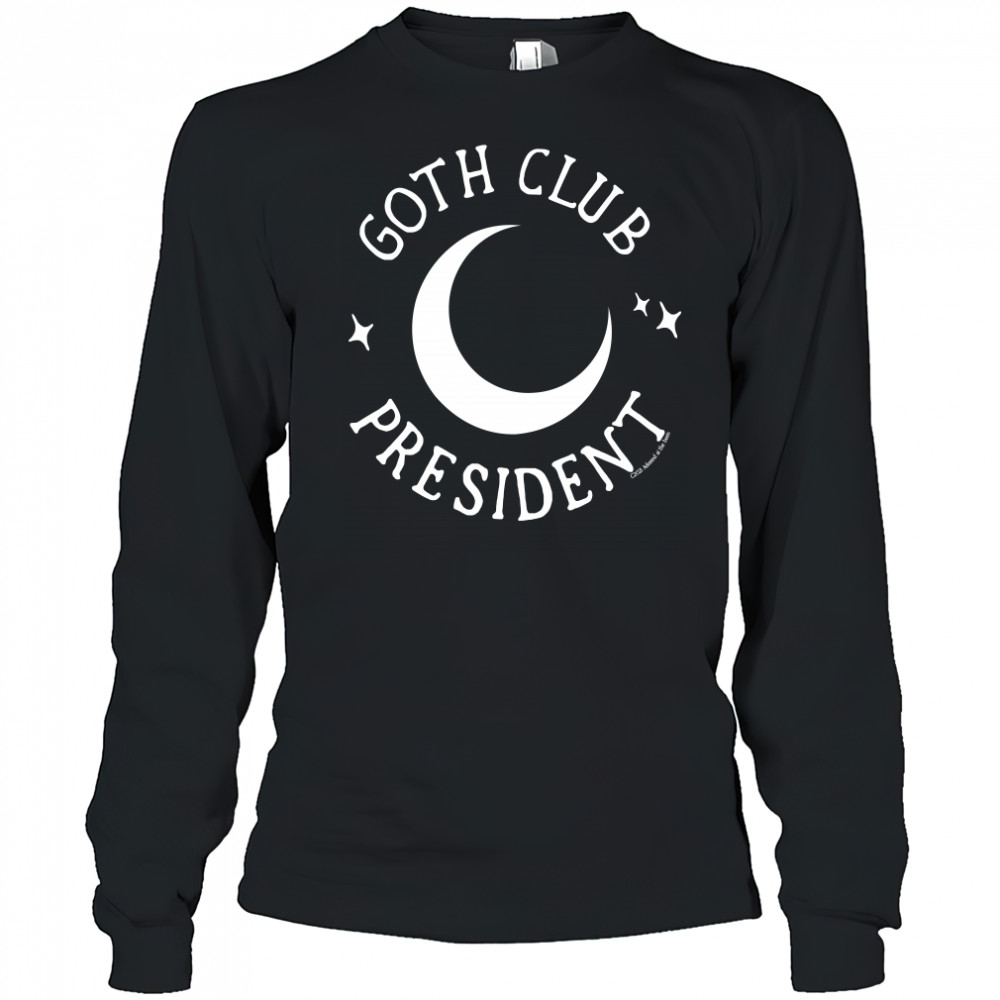 Hottopic Store Adorned By Chi Goth Club President Long Sleeved
