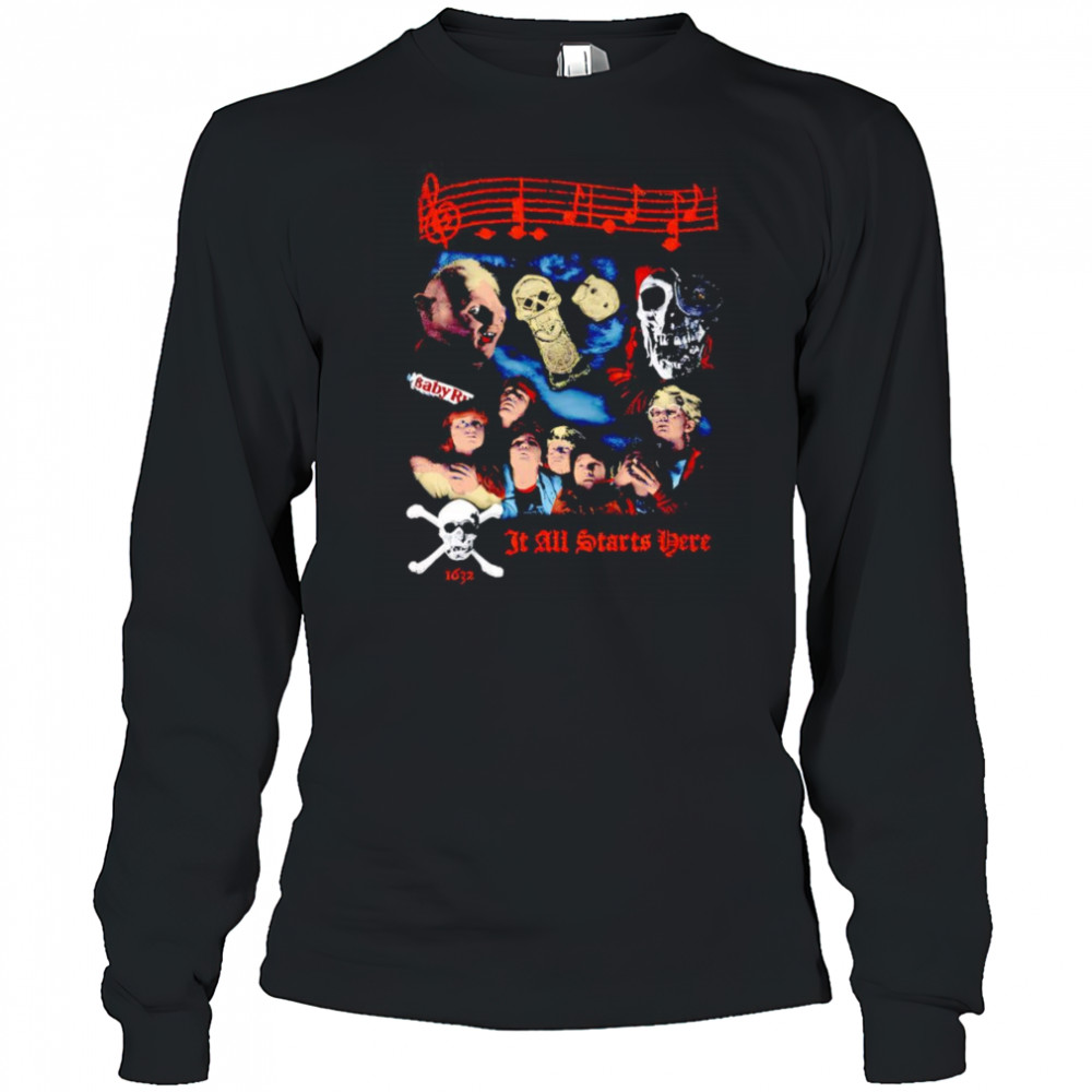 It all starts here shirt Long Sleeved