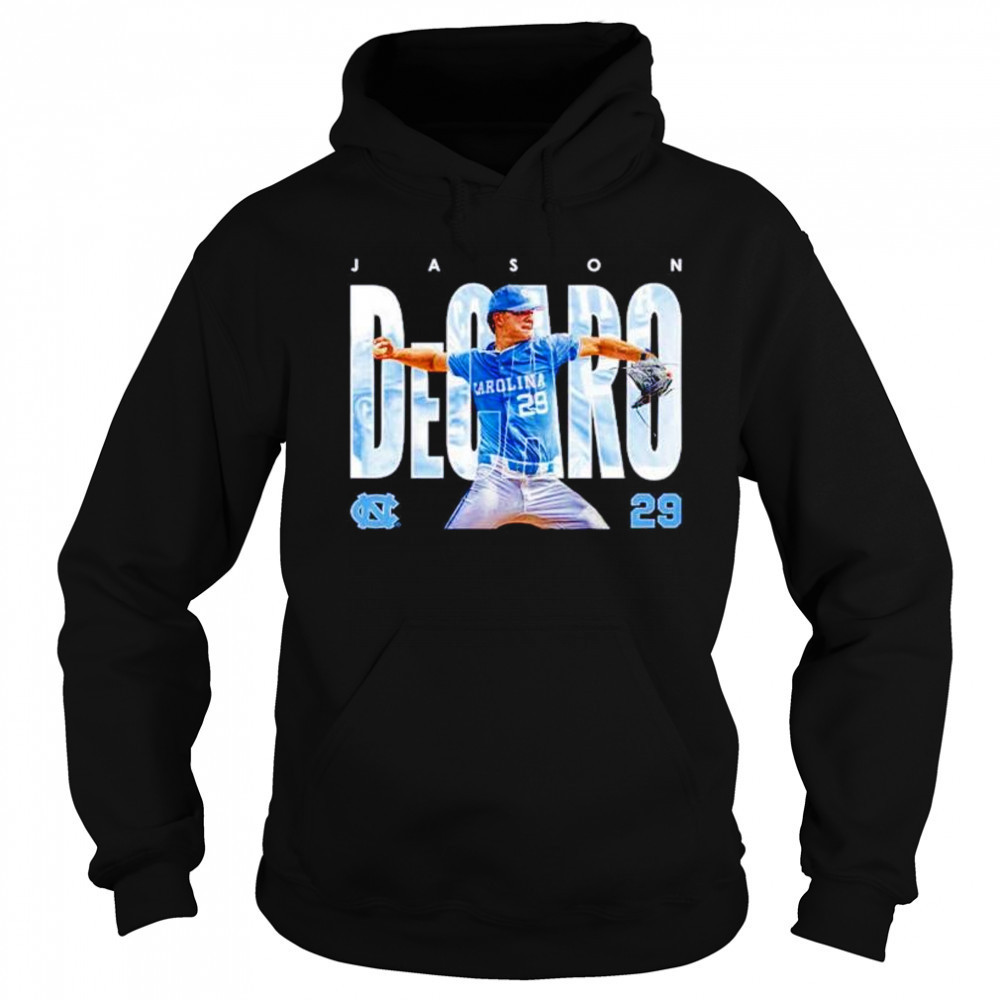 Jason DeCaro 29 North Carolina Tar Heels baseball shirt Sweatshirt
