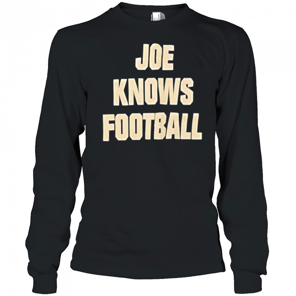 Joe knows football shirt Long Sleeved