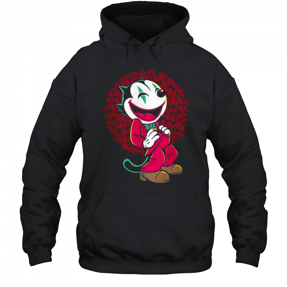 Joker X Felix the Cat The Kitty Joke shirt Hoodie