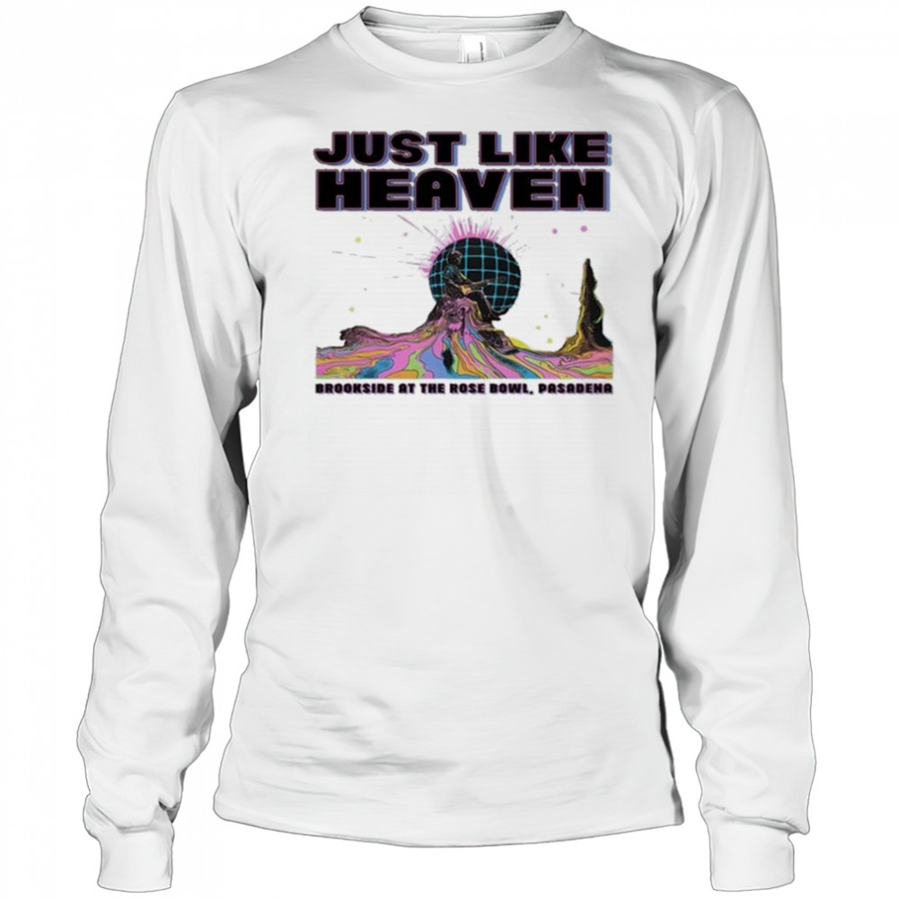 Just Like Heaven Disco Moon 2025 Lineup Brookside At The Rose Bowl Pasadena t-shirt Long Sleeved