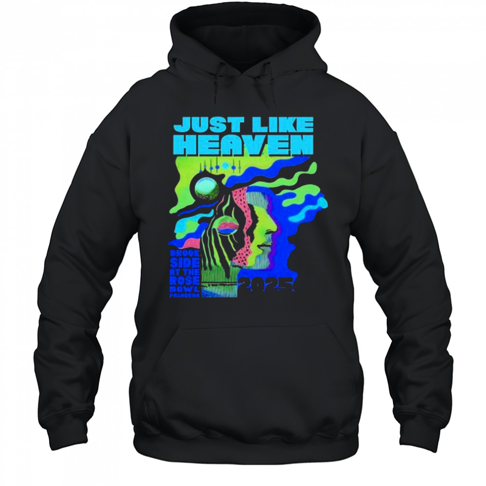 Just Like Heaven Time and Space Lineup Brookside At The Rose Bowl Pasadena 2025 t-shirt Hoodie