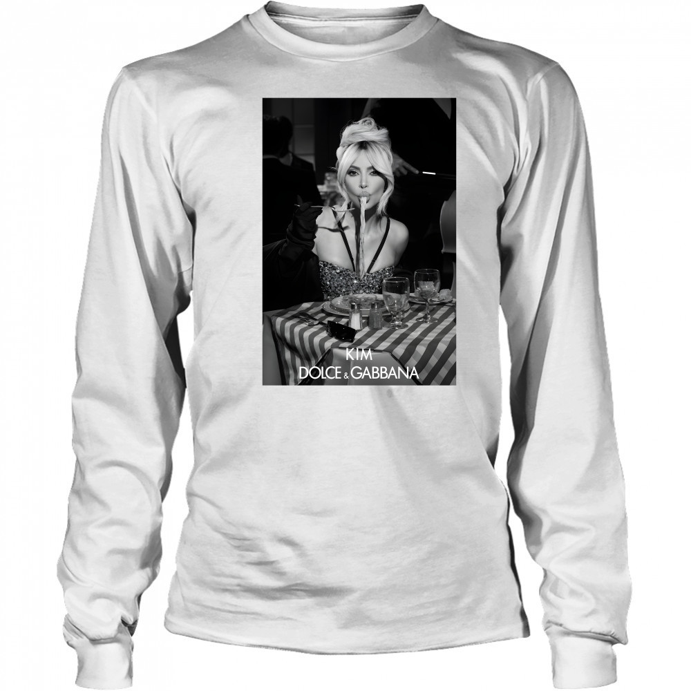 Kim Kardashian Dolce and Gabbana Long Sleeved