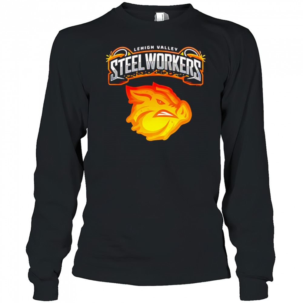 Lehigh Valley IronPigs Steelworker 2025 shirt Long Sleeved