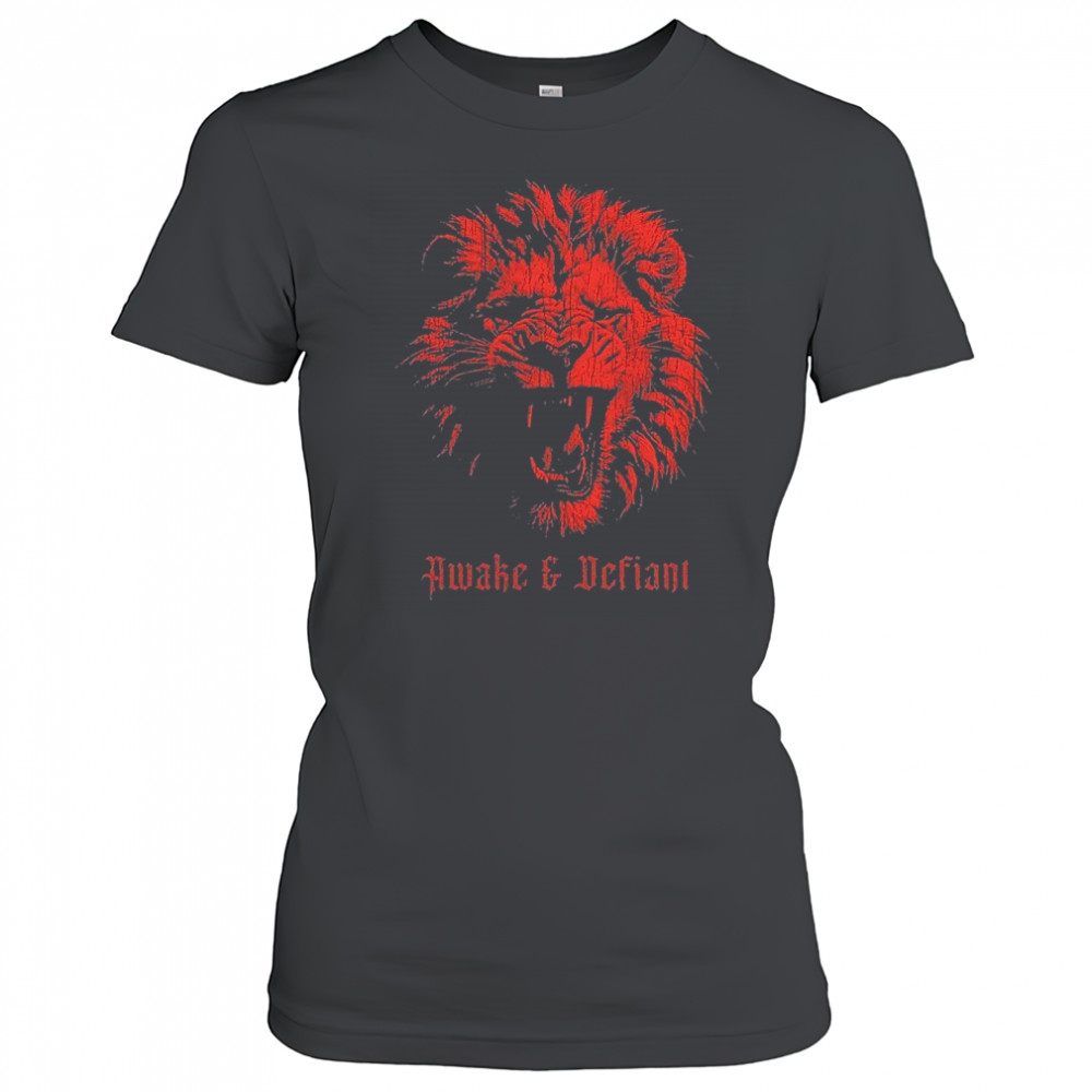 Lion Awake & Defiant T-shirt Women's T-shirt