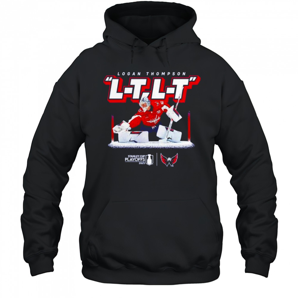 Logan Thompson Washington Capitals L-T L-T 2025 Stanley cup playoffs shirt Hoodie