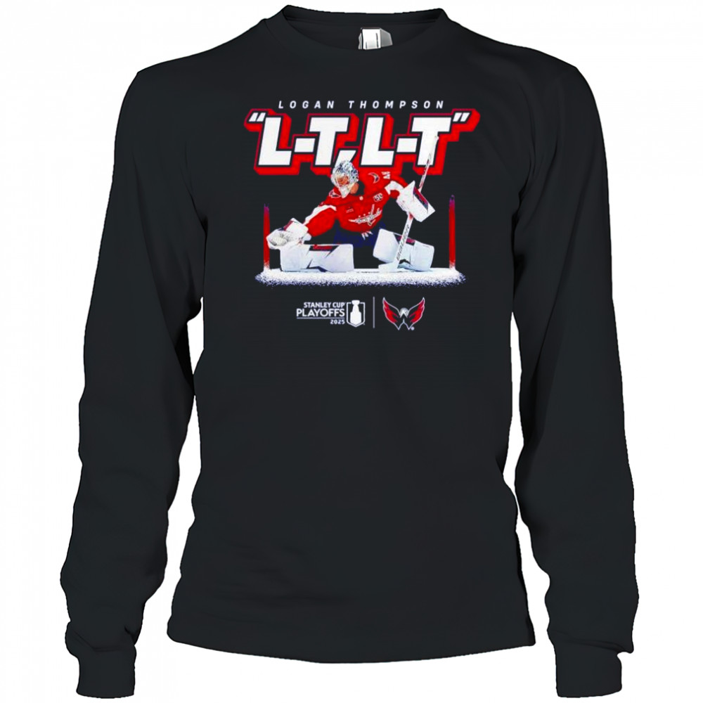 Logan Thompson Washington Capitals L-T L-T 2025 Stanley cup playoffs shirt Long Sleeved