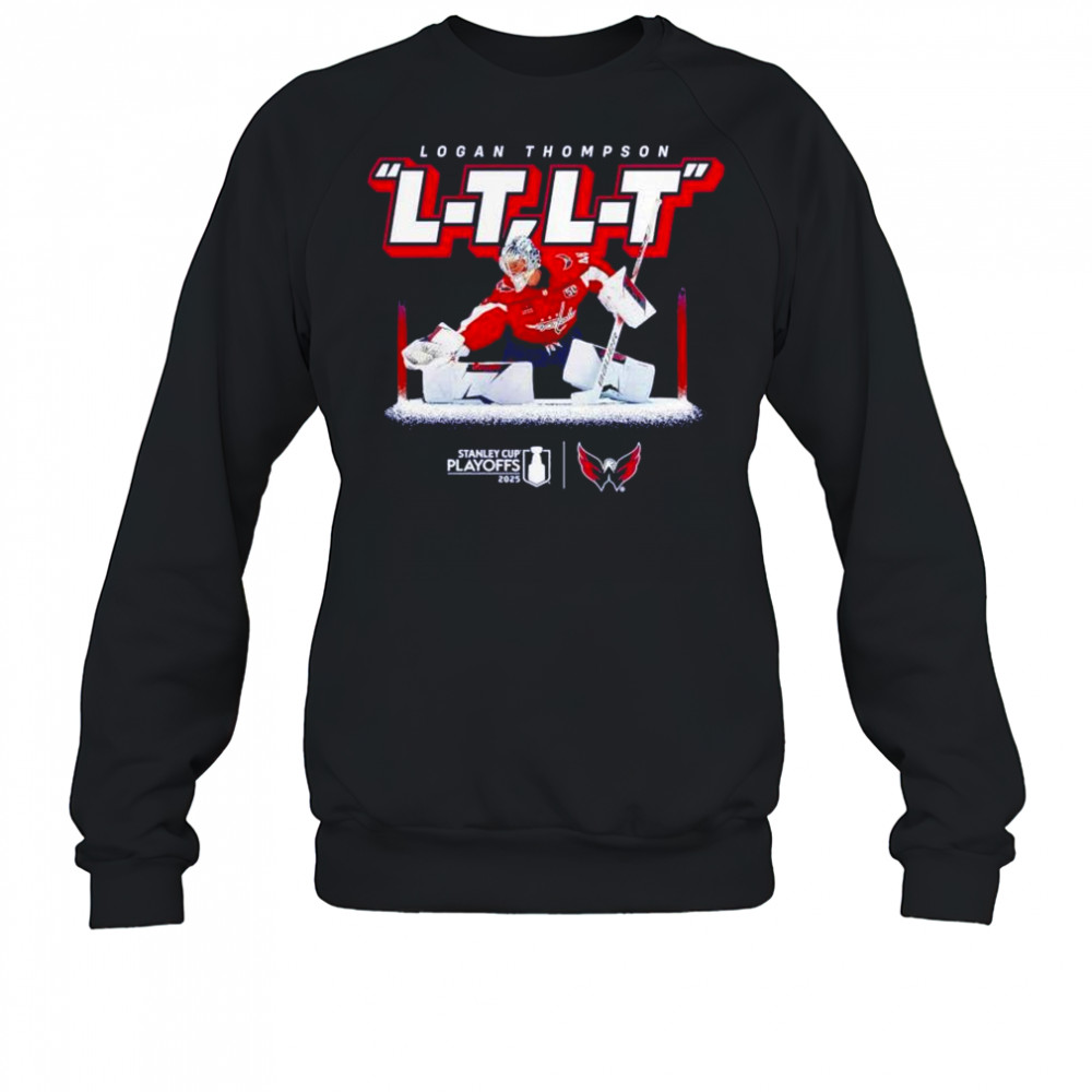 Logan Thompson Washington Capitals L-T L-T 2025 Stanley cup playoffs shirt Sweatshirt