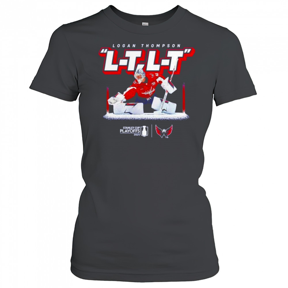 Logan Thompson Washington Capitals L-T L-T 2025 Stanley cup playoffs shirt Women's T-shirt