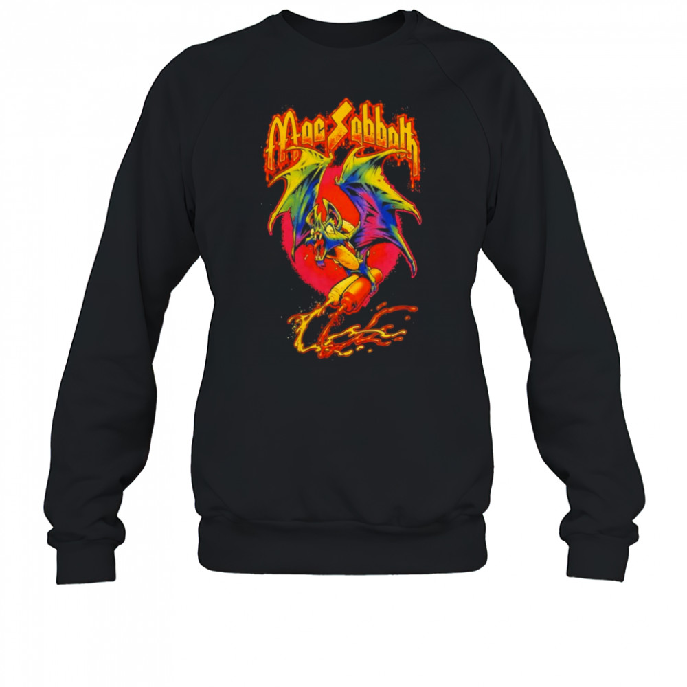 Mac Sabbath bat burger shirt Sweatshirt