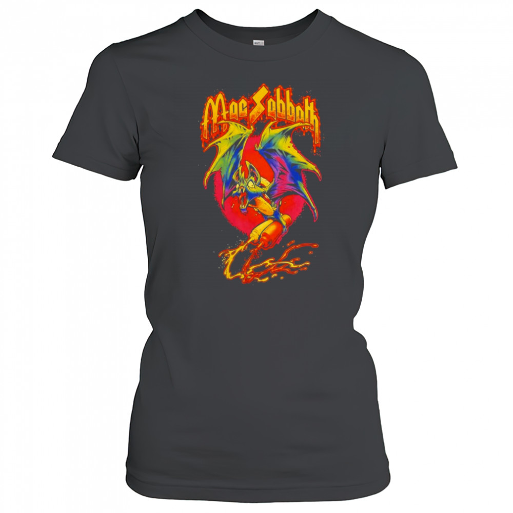 Mac Sabbath bat burger shirt Women's T-shirt