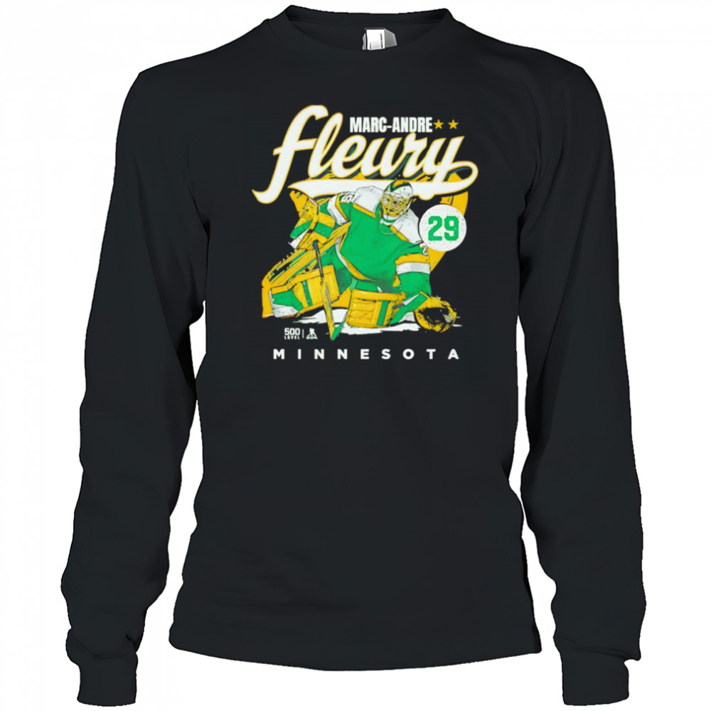 Marc-Andre Fleury Minnesota retro shirt Long Sleeved