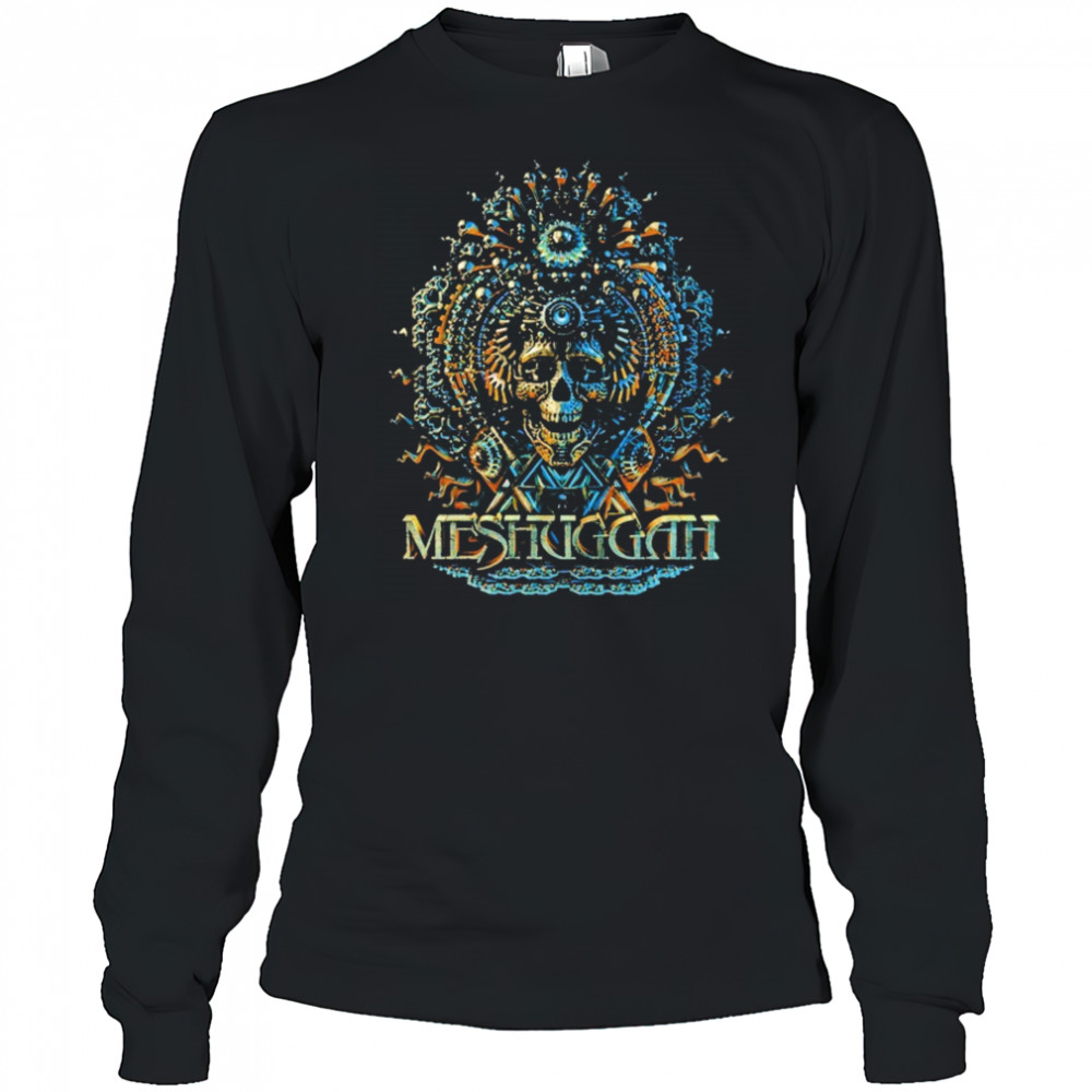 Meshuggah Electric Skull T-shirt Long Sleeved