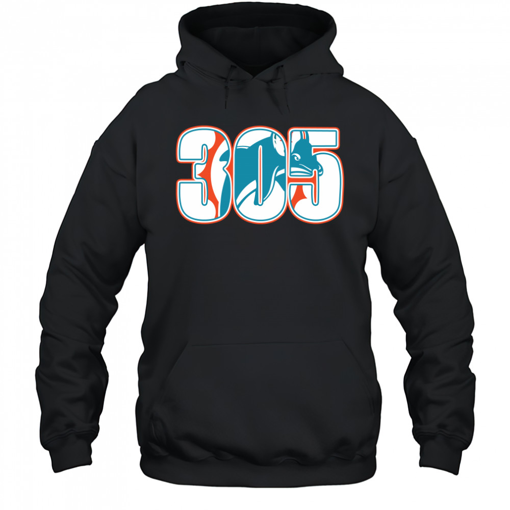 Miami Dolphins 305 Hoodie