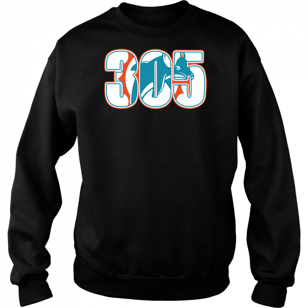 Miami Dolphins 305 Hoodie