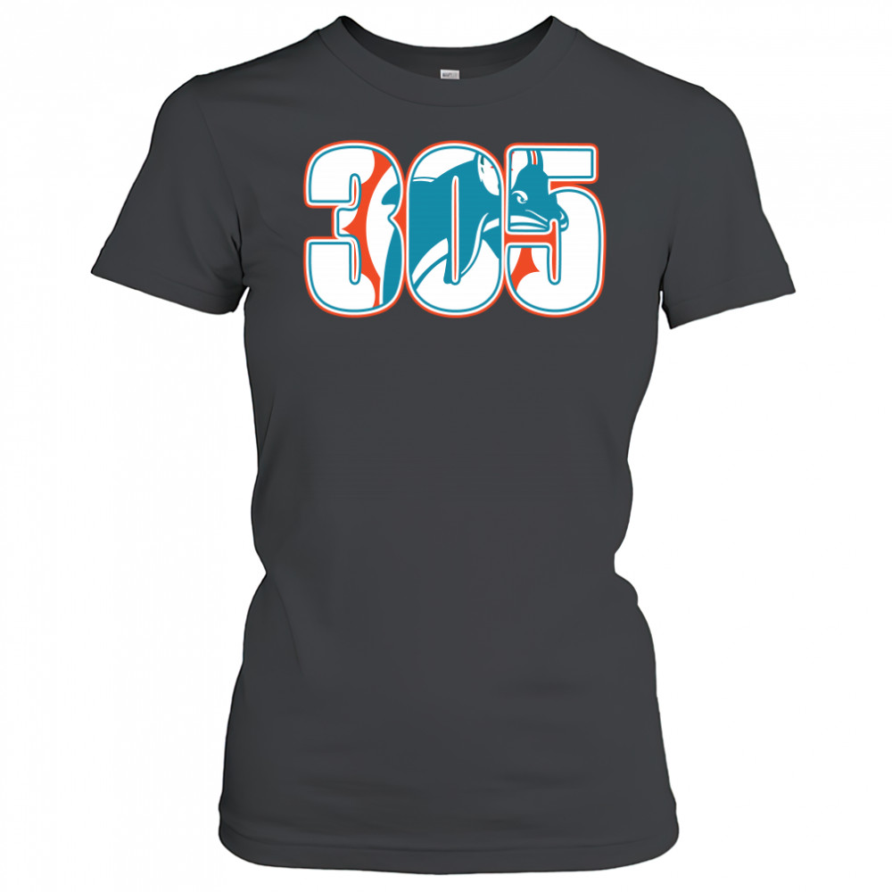 Miami Dolphins 305 Women's T-shirt