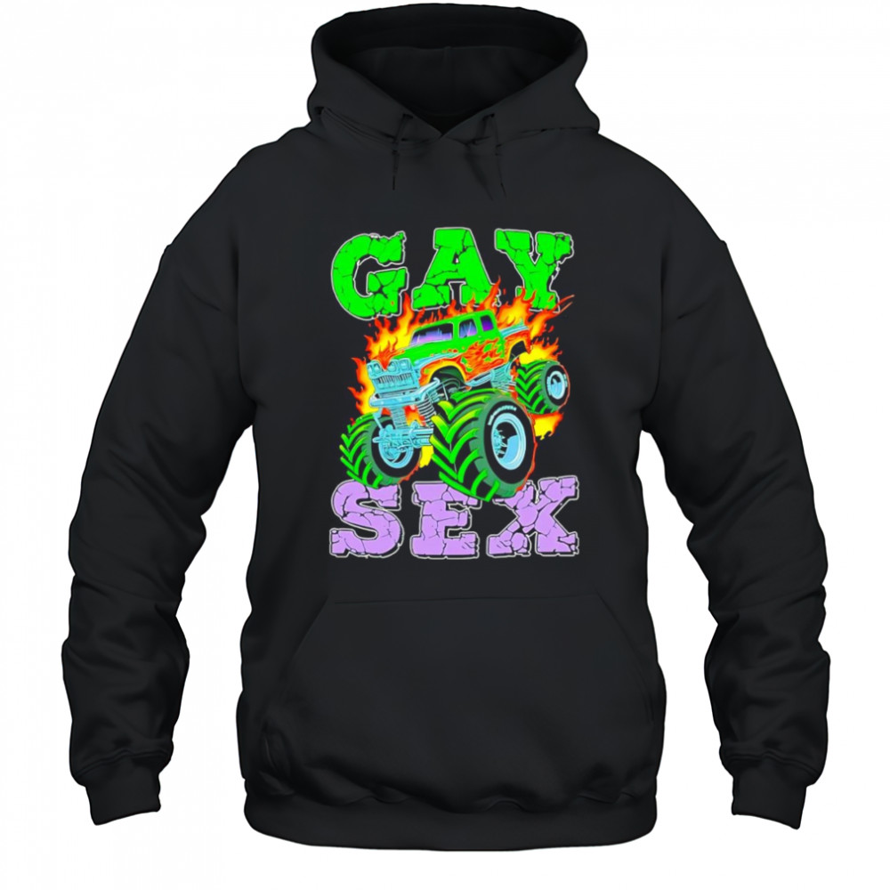 Monster truck gay sex shirt Hoodie