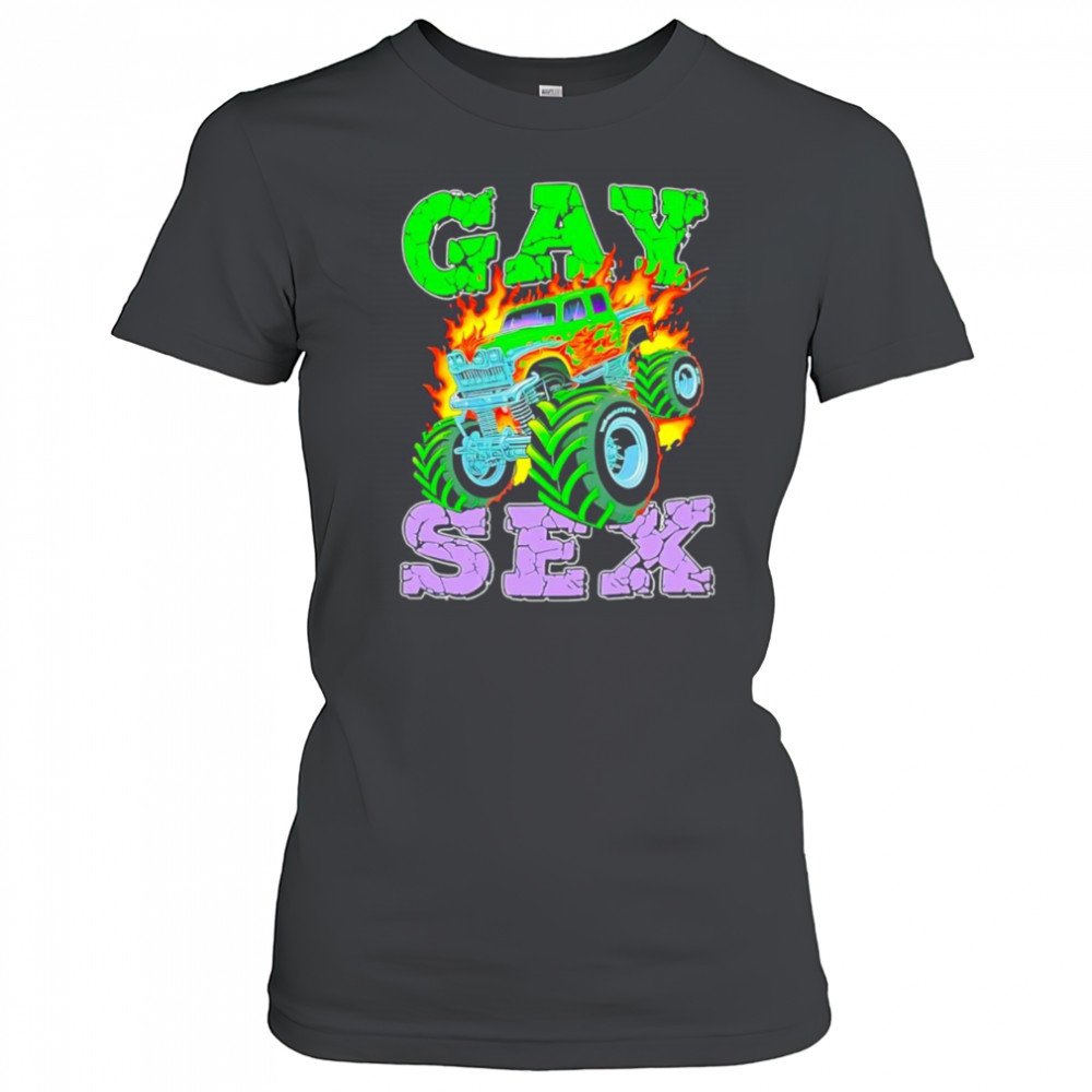 Monster truck gay sex shirt Women's T-shirt