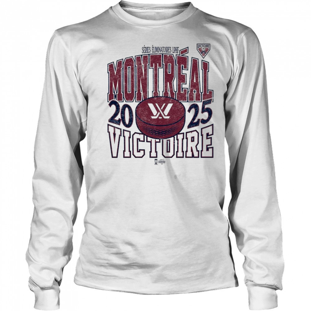 Montreal Victoire Adult Stadium Essentials Playoffs City Revolution 25 Urban Shirt Long Sleeved