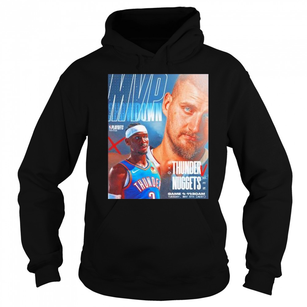 MVP showdown Nikola Jokic and Shai Nuggets vs Thunder shirt Sweatshirt
